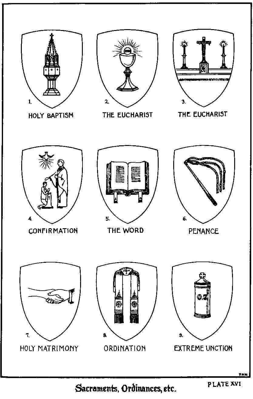 sacrament symbols Colouring Pages